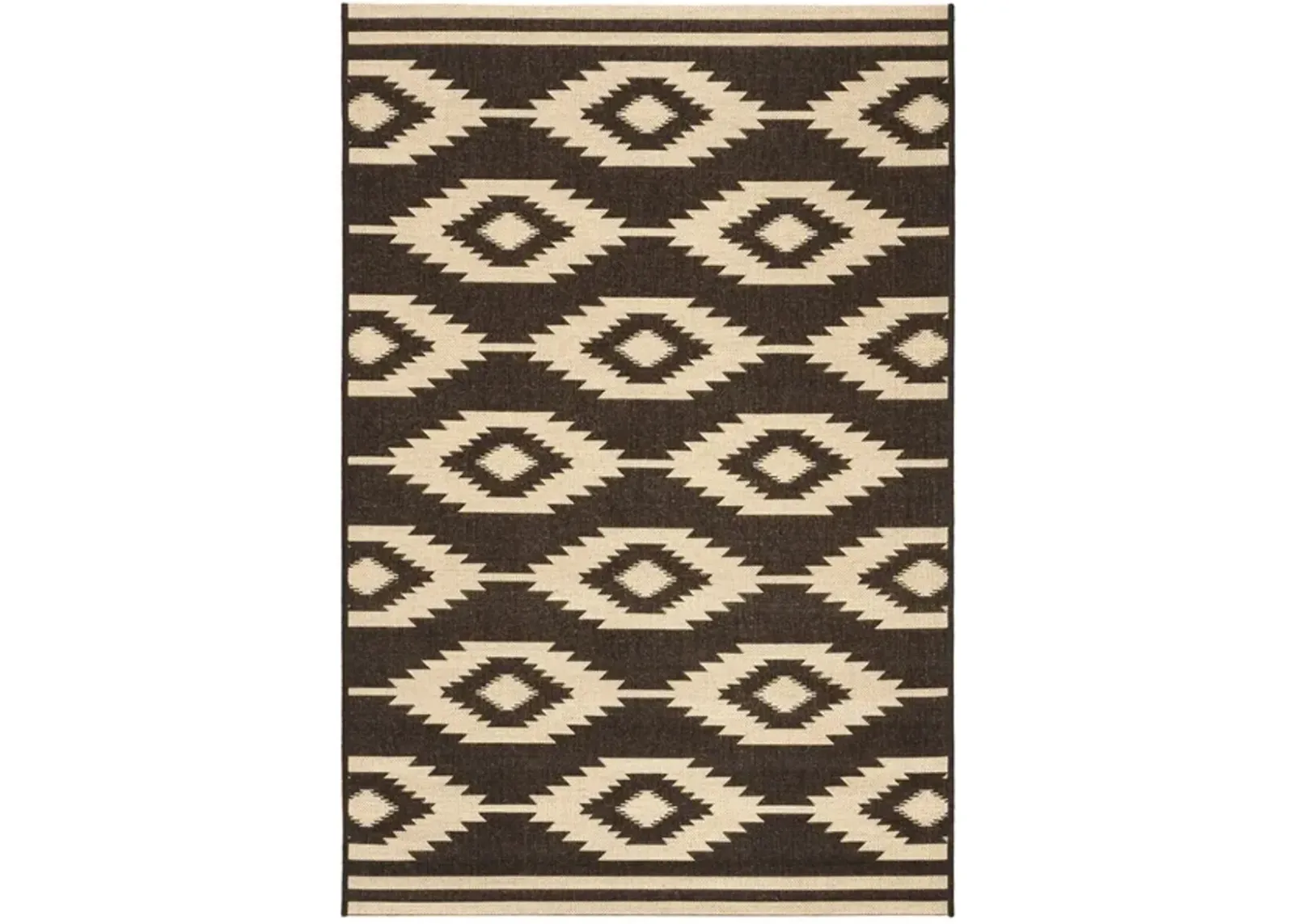 Safavieh BEACH HOUSE Collection BHS171U-8 Creme / Brown 8' X 10'