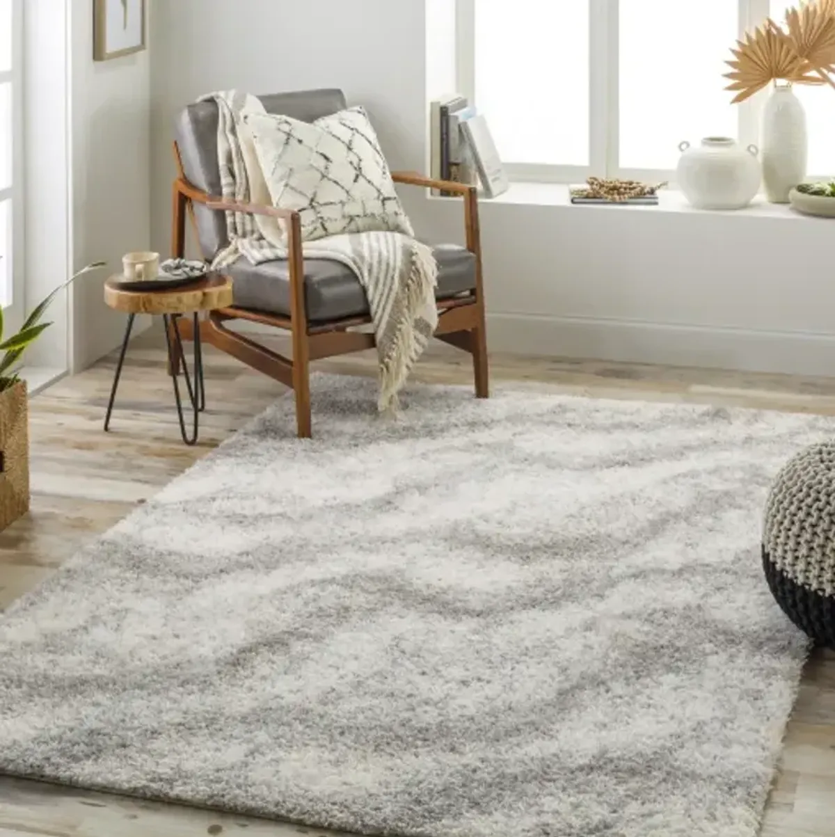 Cloudy Shag CDG-2306 7'10" x 10' Machine Woven Rug