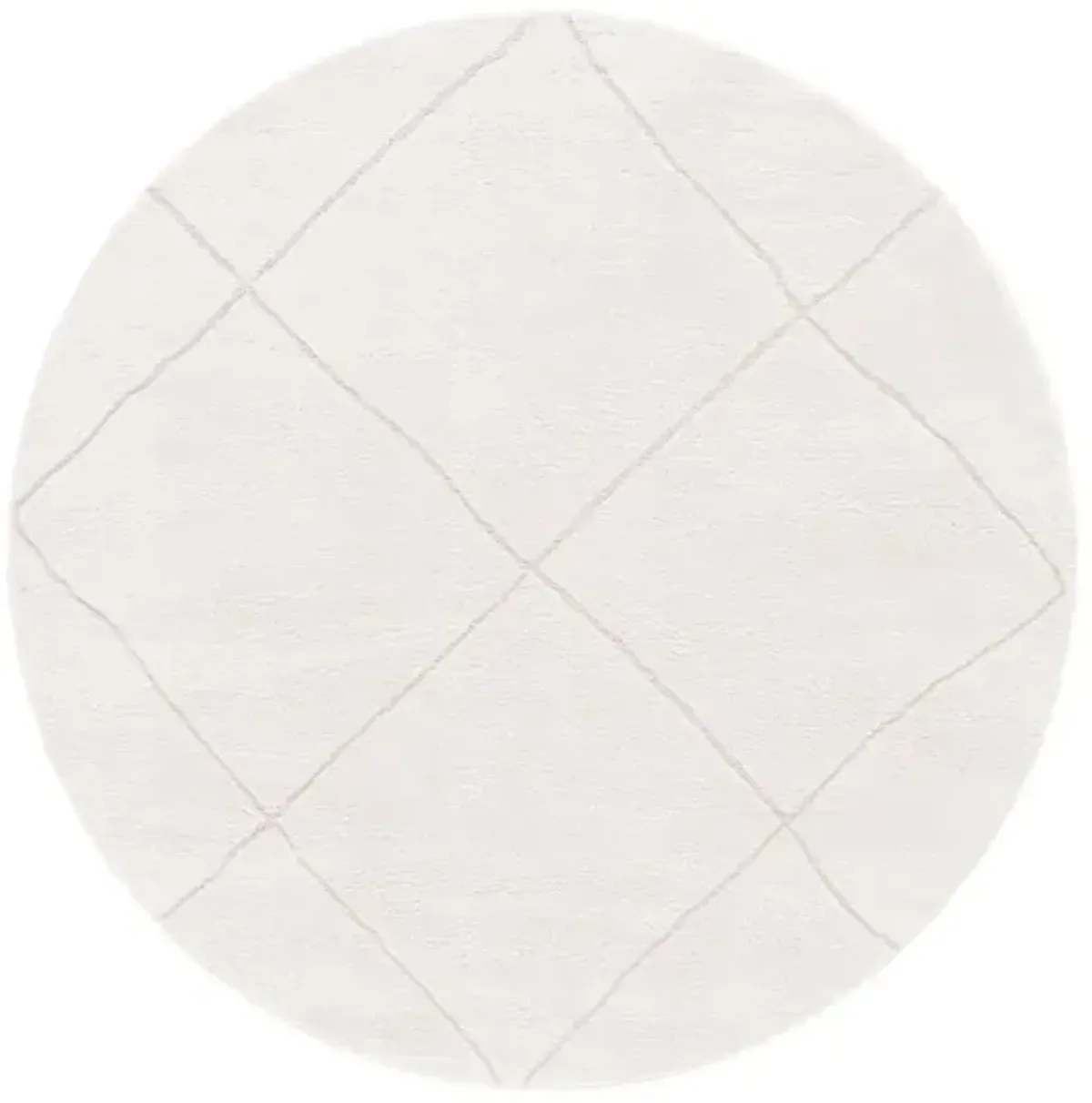 MELODY 110 Beige 6'-7' X 6'-7' Round Round Rug