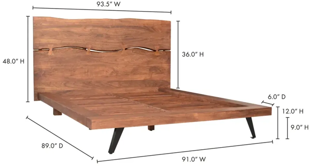 MADAGASCAR PLATFORM BED KING