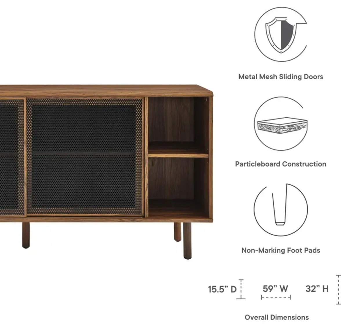 Kurtis 59" Sideboard