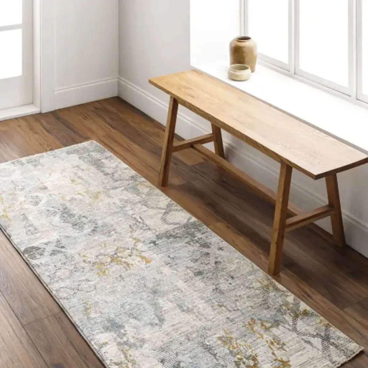 Dresden DRE-2301 2'7" x 10' Machine Woven Rug