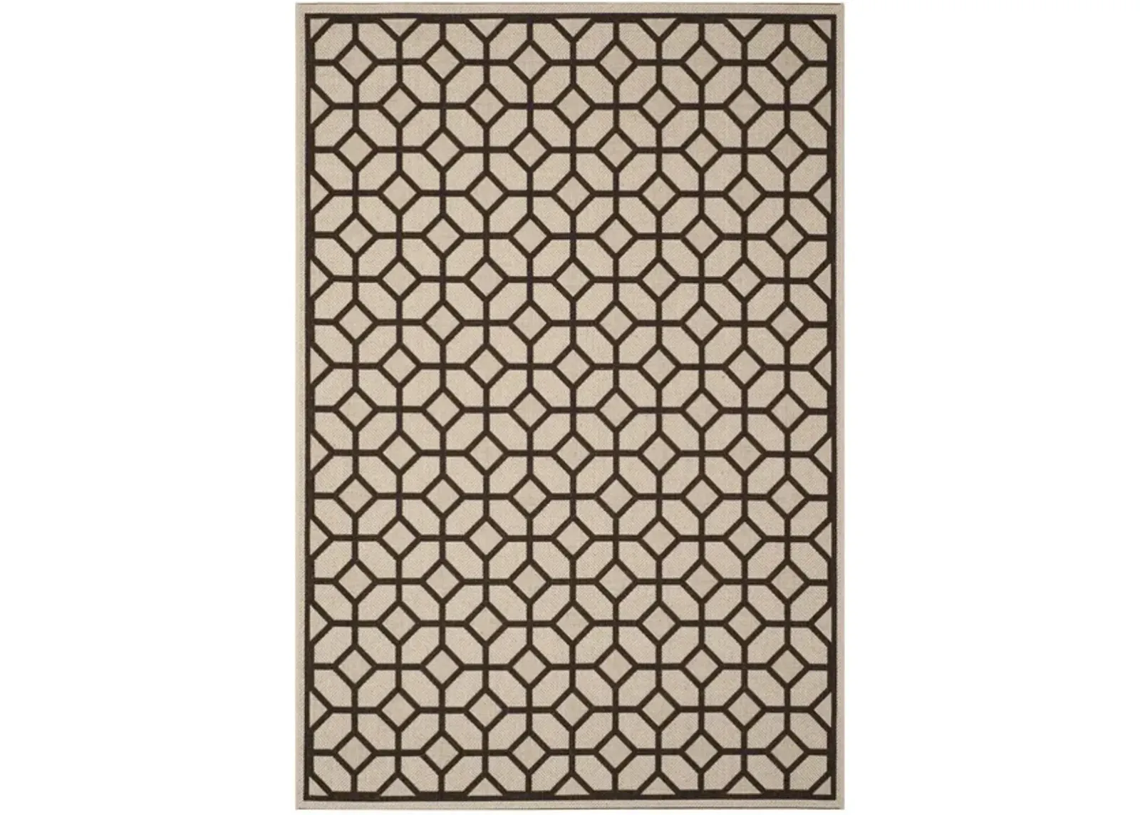 LINDEN 127 Collection LND127B-4 Natural / Brown 4' X 6'