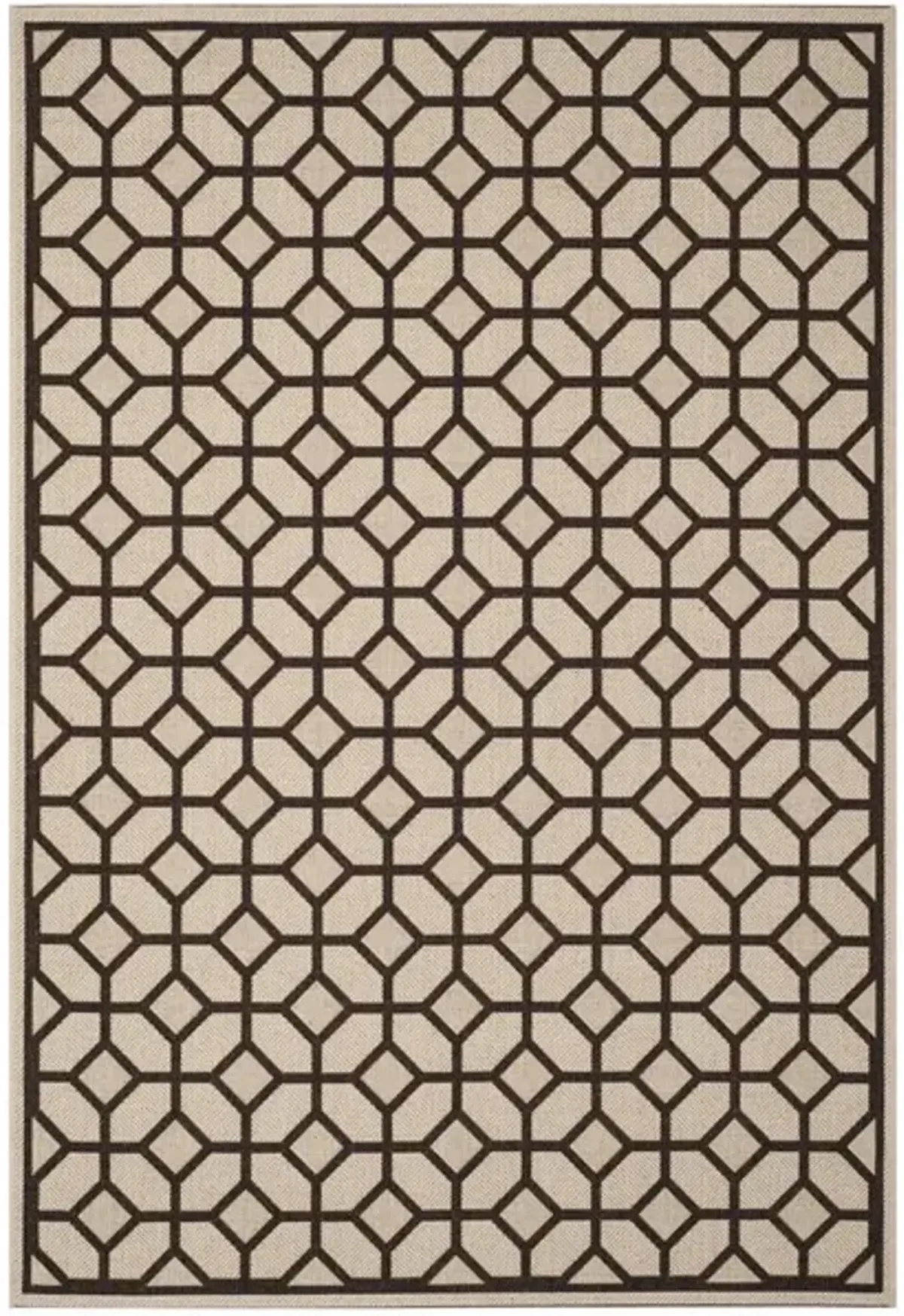 LINDEN 127 Collection LND127B-4 Natural / Brown 4' X 6'