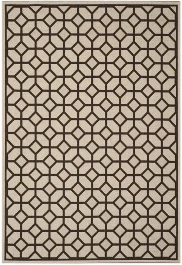 LINDEN 127 Collection LND127B-4 Natural / Brown 4' X 6'