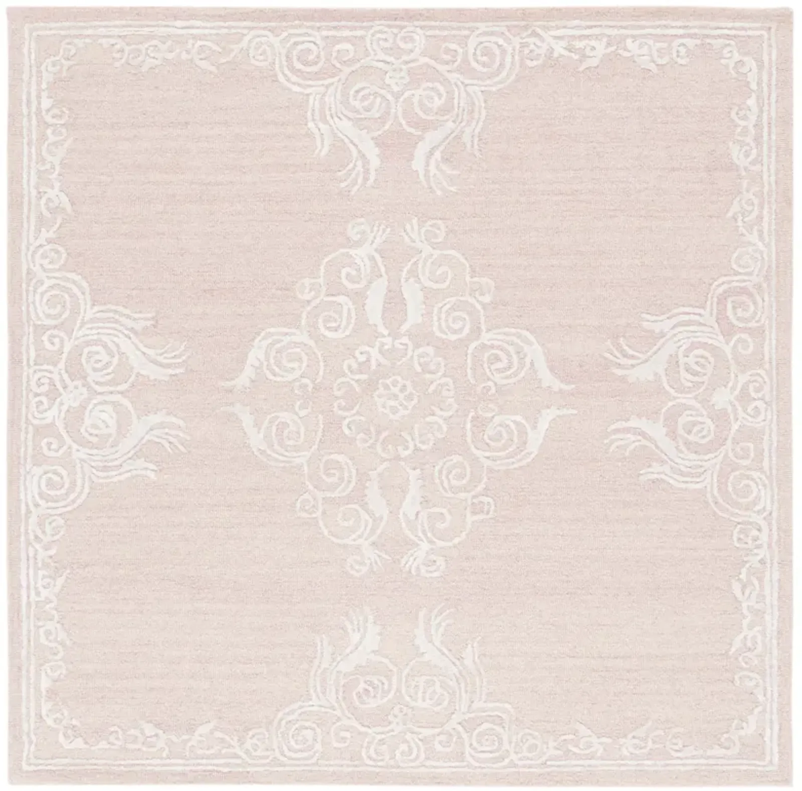 GLAMOUR Hand Tufted 6' x 6' Square area rug