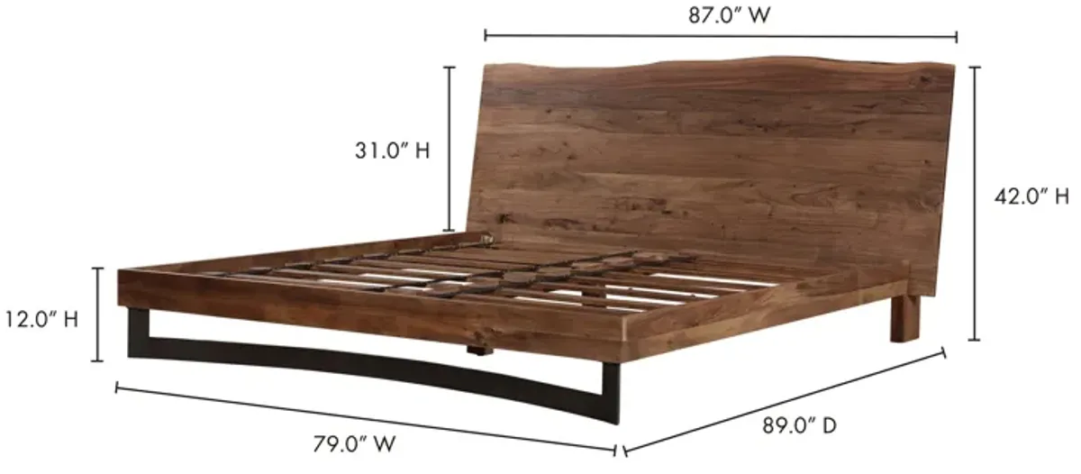 BENT KING SIZE BED