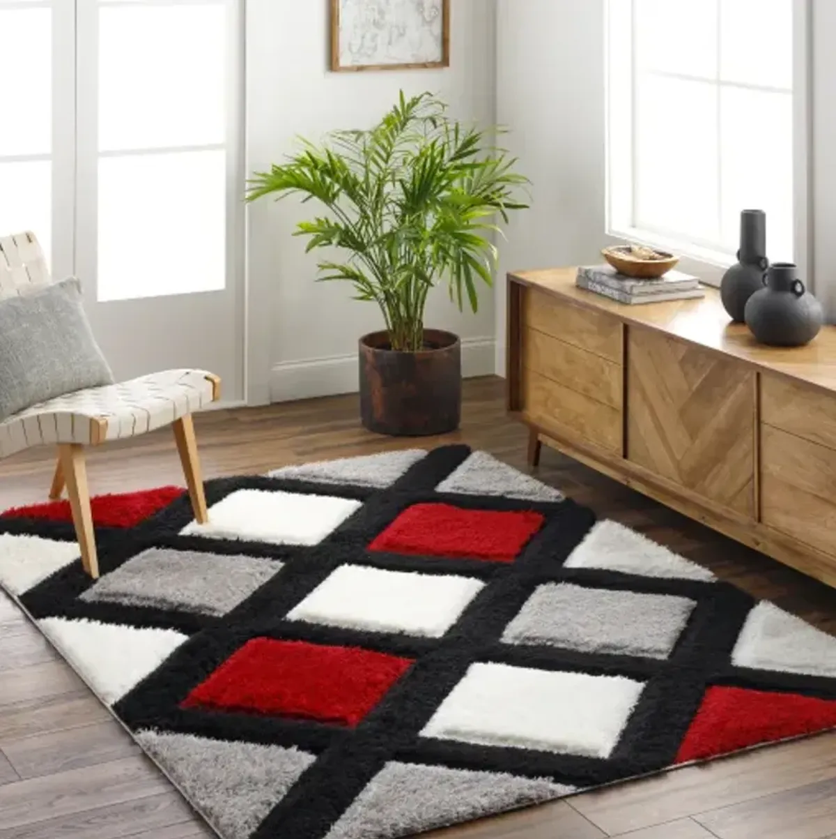 Bologna BOG-2301 6'7" x 9' Machine Woven Rug