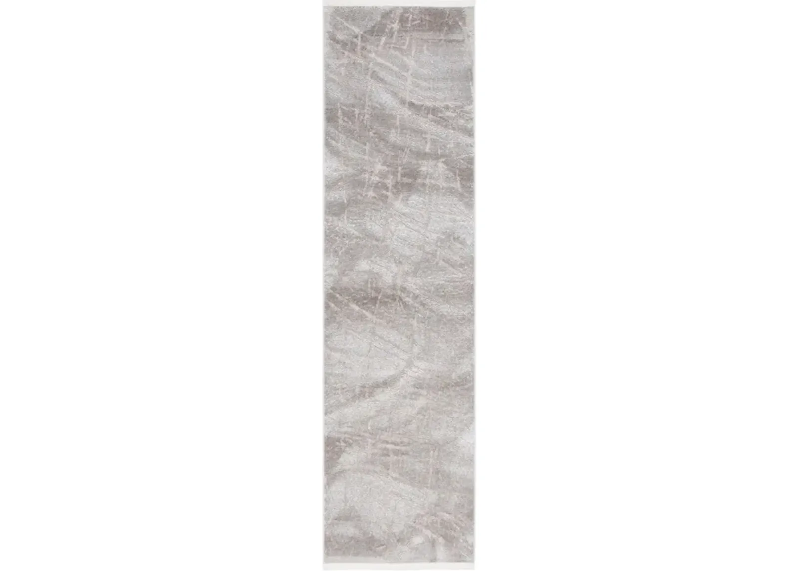 PLATINUM 542 Grey 2'-2' X 8' Runner Rug