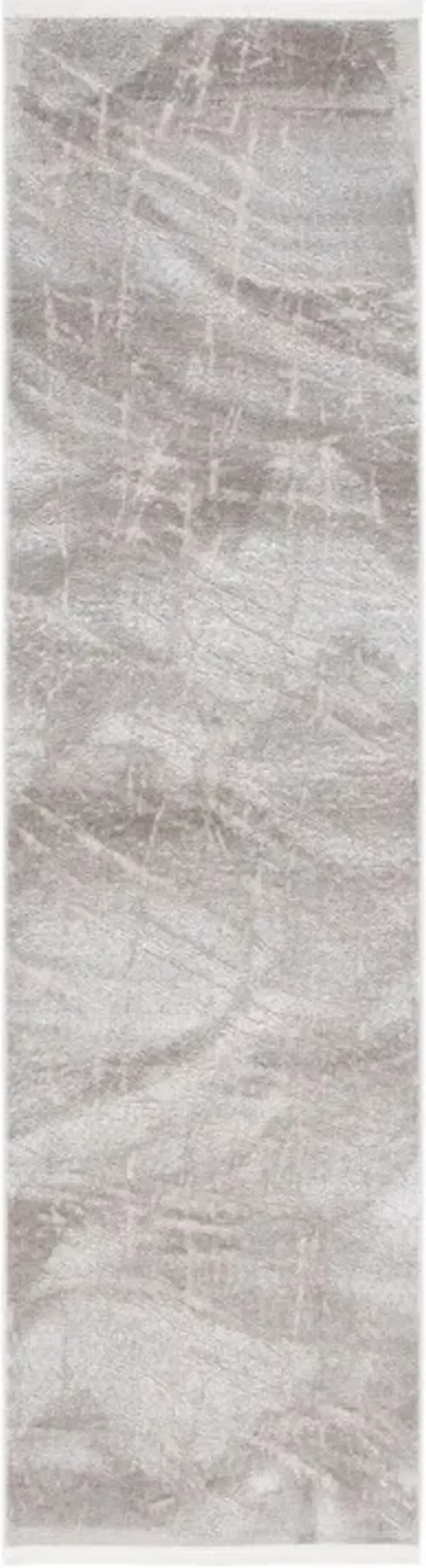 PLATINUM 542 Grey 2'-2' X 8' Runner Rug