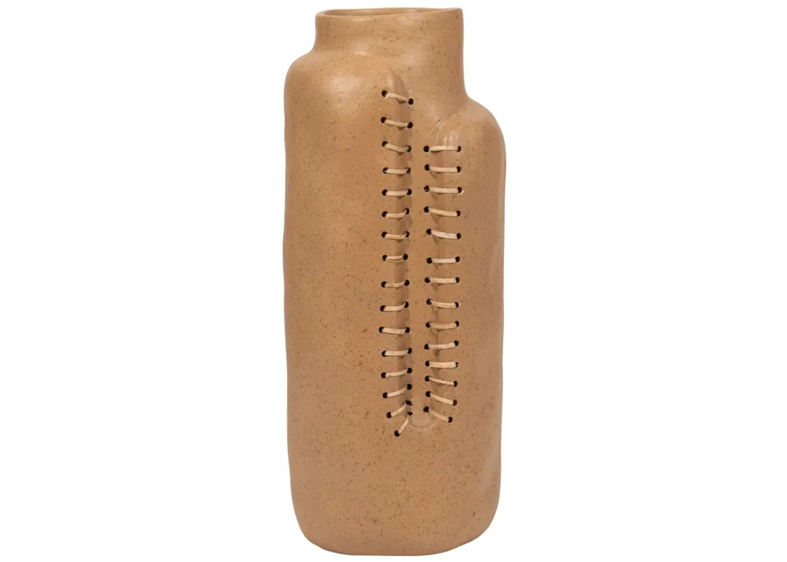 Ecomix, 18" Stitched Up Vase, Terracotta