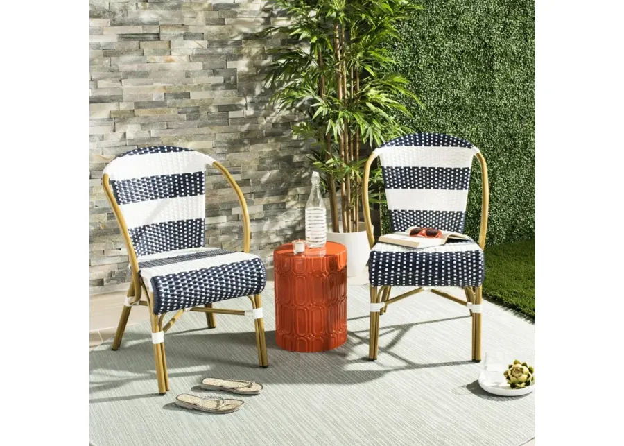 Sarita Striped French Bistro  Side Chair - Set of 2