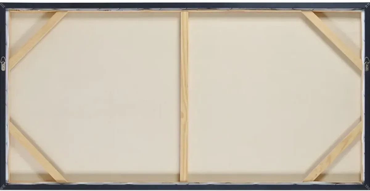 Blanche Rectangular Framed Canvas - Wrapped