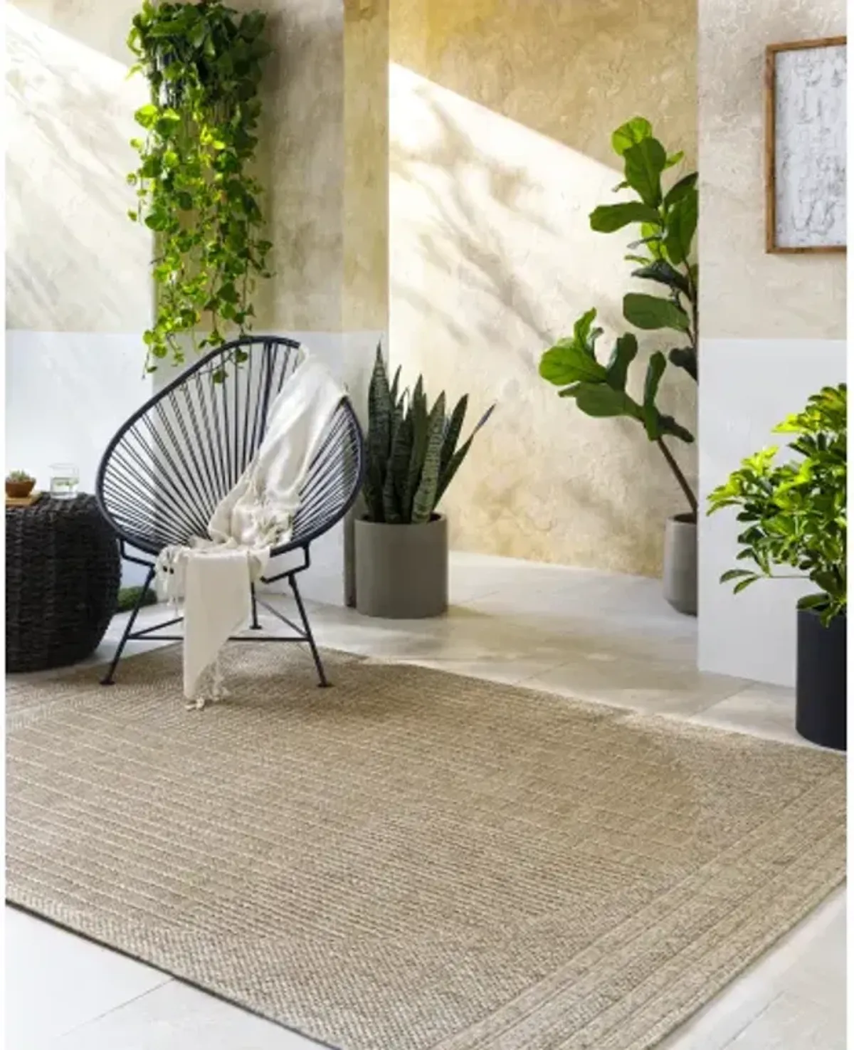 Sandra SDR-2308 5'3" x 7' Machine Woven Rug