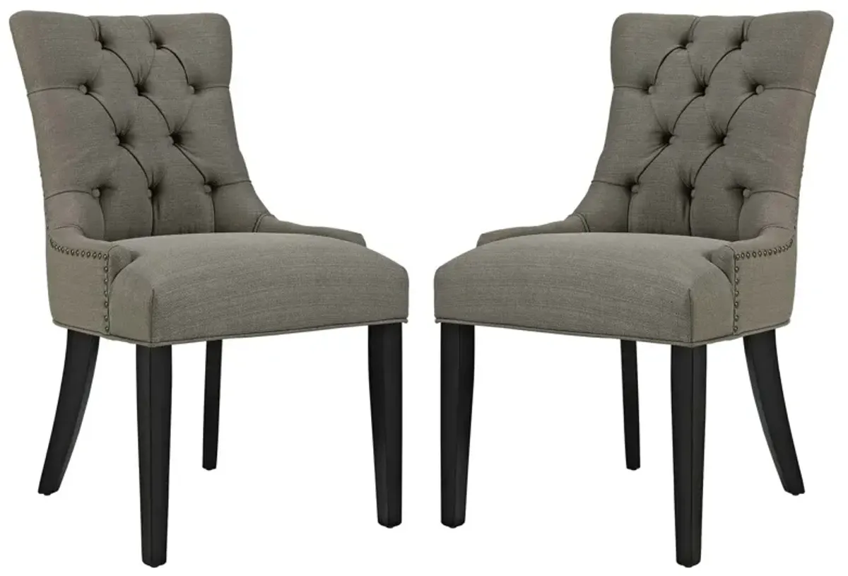 Regent Dining Side Chair Fabric Set of 2