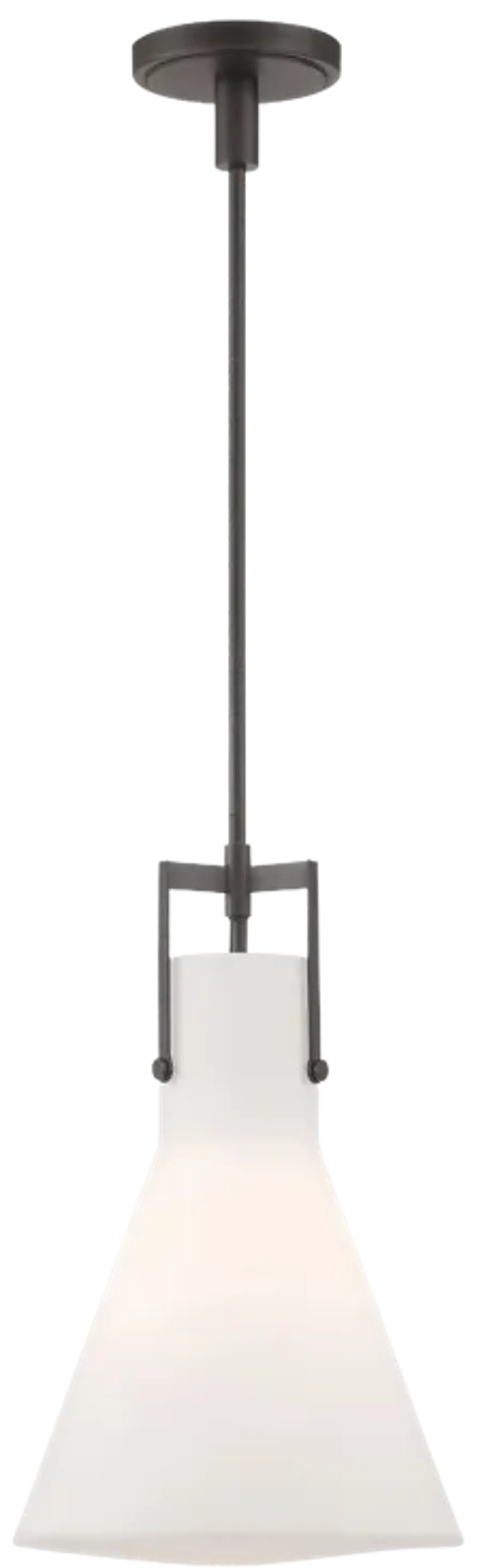 Izel 1-Light Glass Pendant - Oil Rubbed Bronze