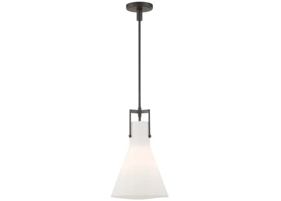 Izel 1-Light Glass Pendant - Oil Rubbed Bronze