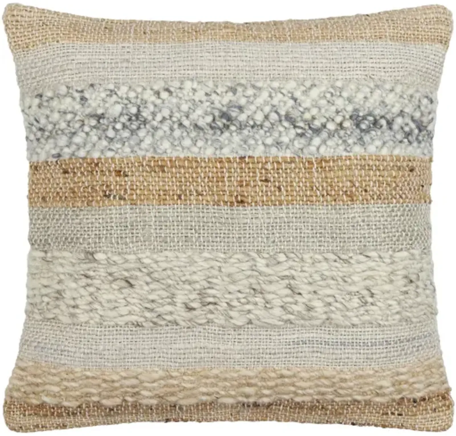 Boundary BOU-001 22"L x 22"W Accent Pillow  - Down Insert