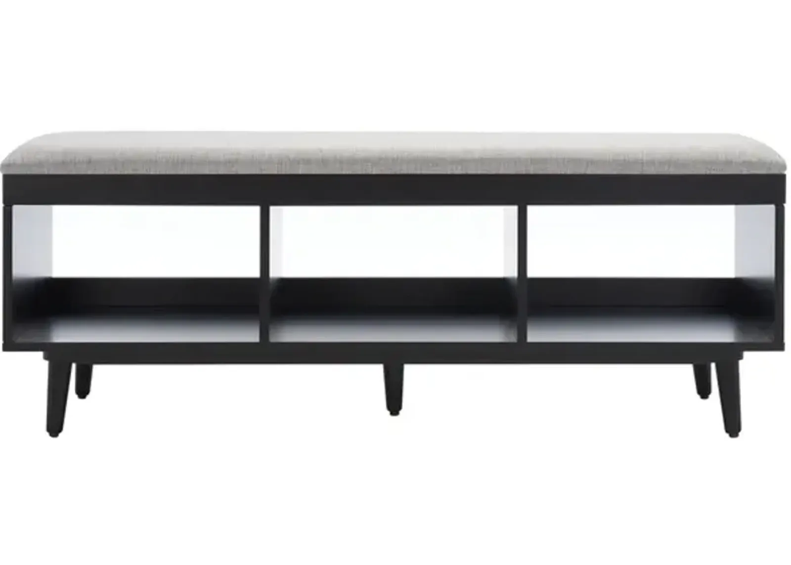 CRICKET OPEN SHELF BENCH W/ CUSHION