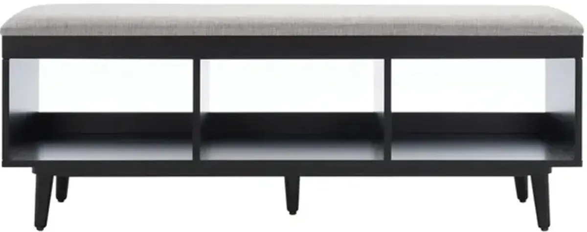 CRICKET OPEN SHELF BENCH W/ CUSHION