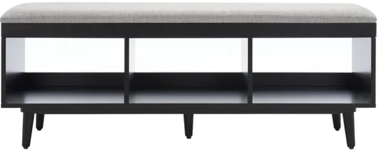 CRICKET OPEN SHELF BENCH W/ CUSHION