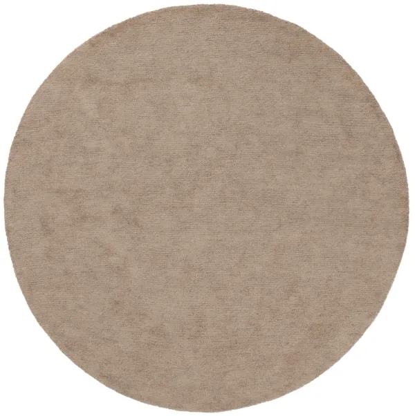 NATURAL FIBER Hand Tufted 6' x 6' Round area rug