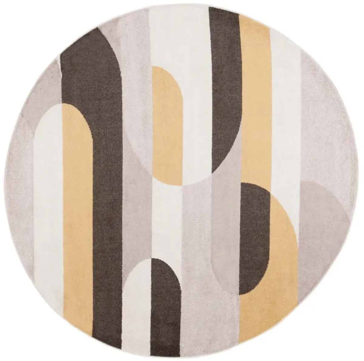 ADIRONDACK 295 BEIGE  6'-7' X 6'-7' Round Round Rug