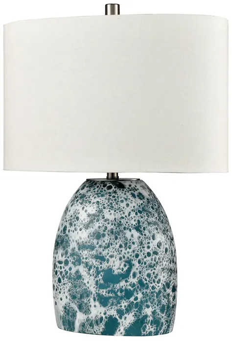 Offshore 22" High 1-Light Table Lamp - Blue