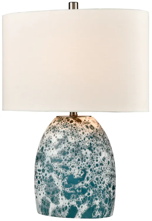 Offshore 22" High 1-Light Table Lamp - Blue