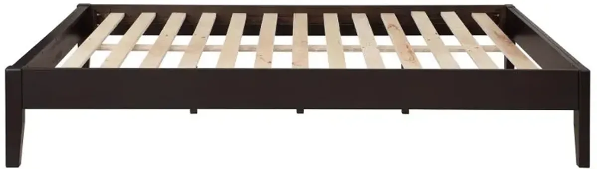 Aarav Full Platform Bed Cappuccino