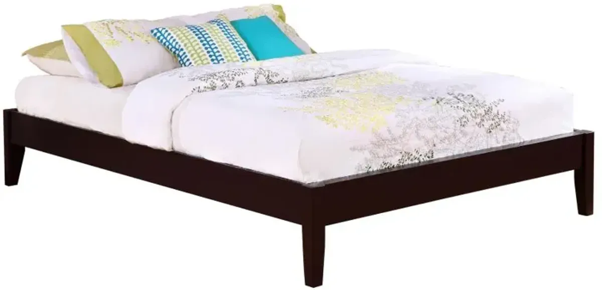 Aarav Full Platform Bed Cappuccino