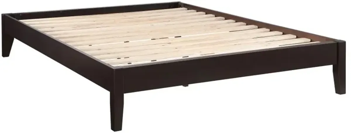 Aarav Full Platform Bed Cappuccino