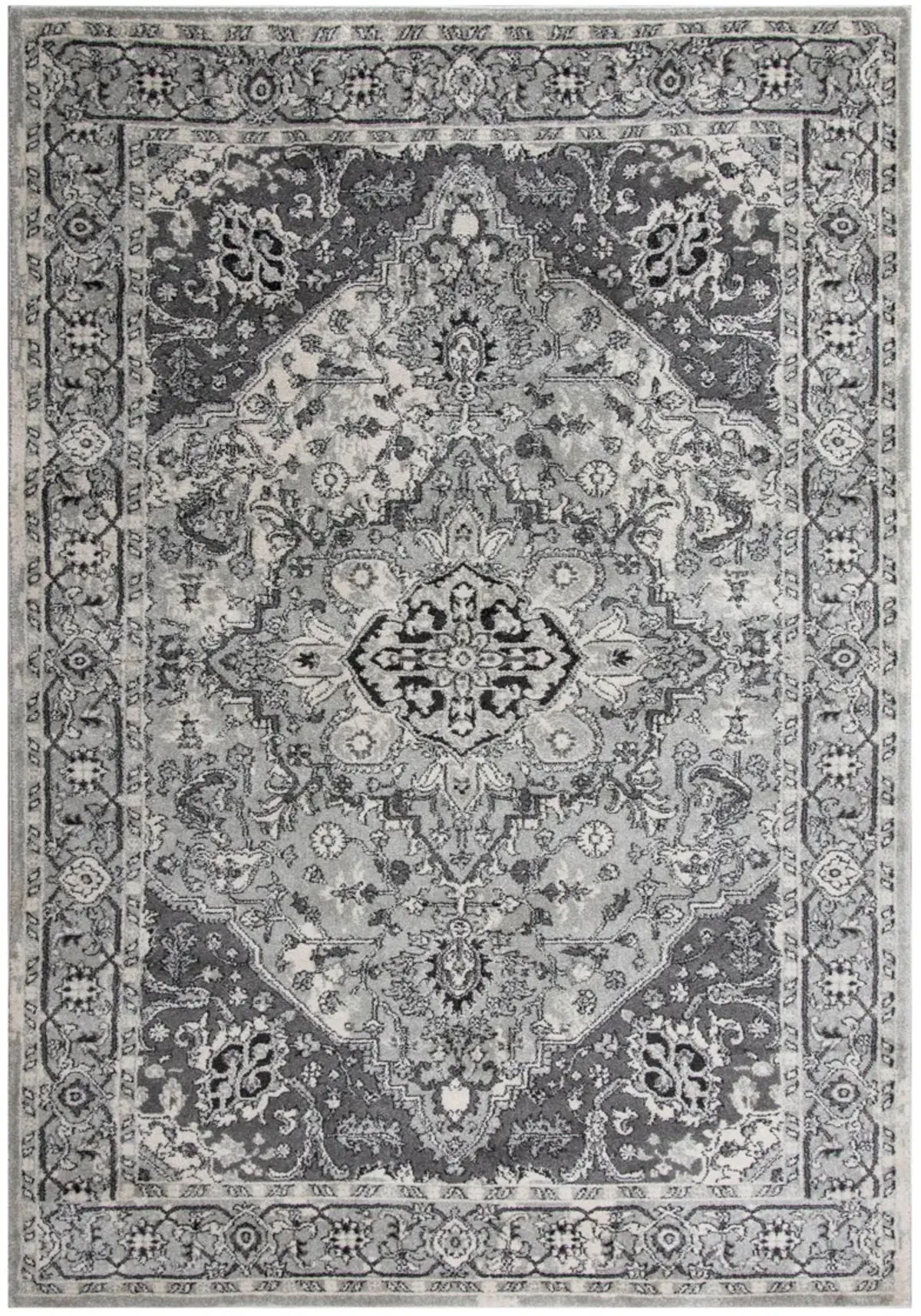 Odyssey L. Gray  Polypropylene 8' x 10' Rectangle Rug