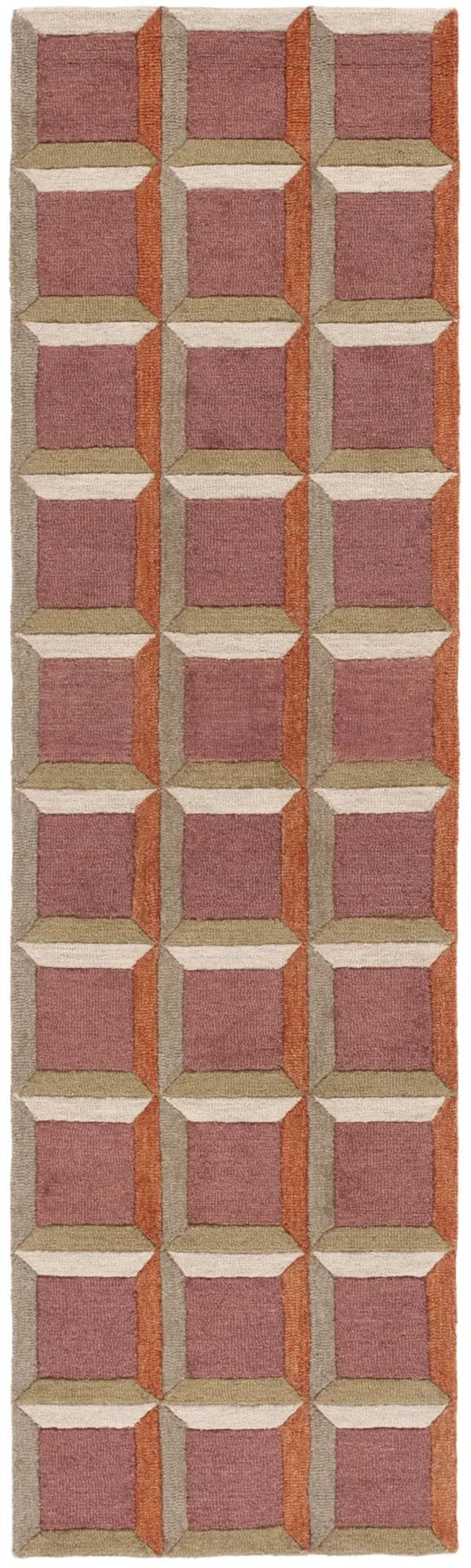 GENRE Hand Tufted 2'-3' x 11' runner