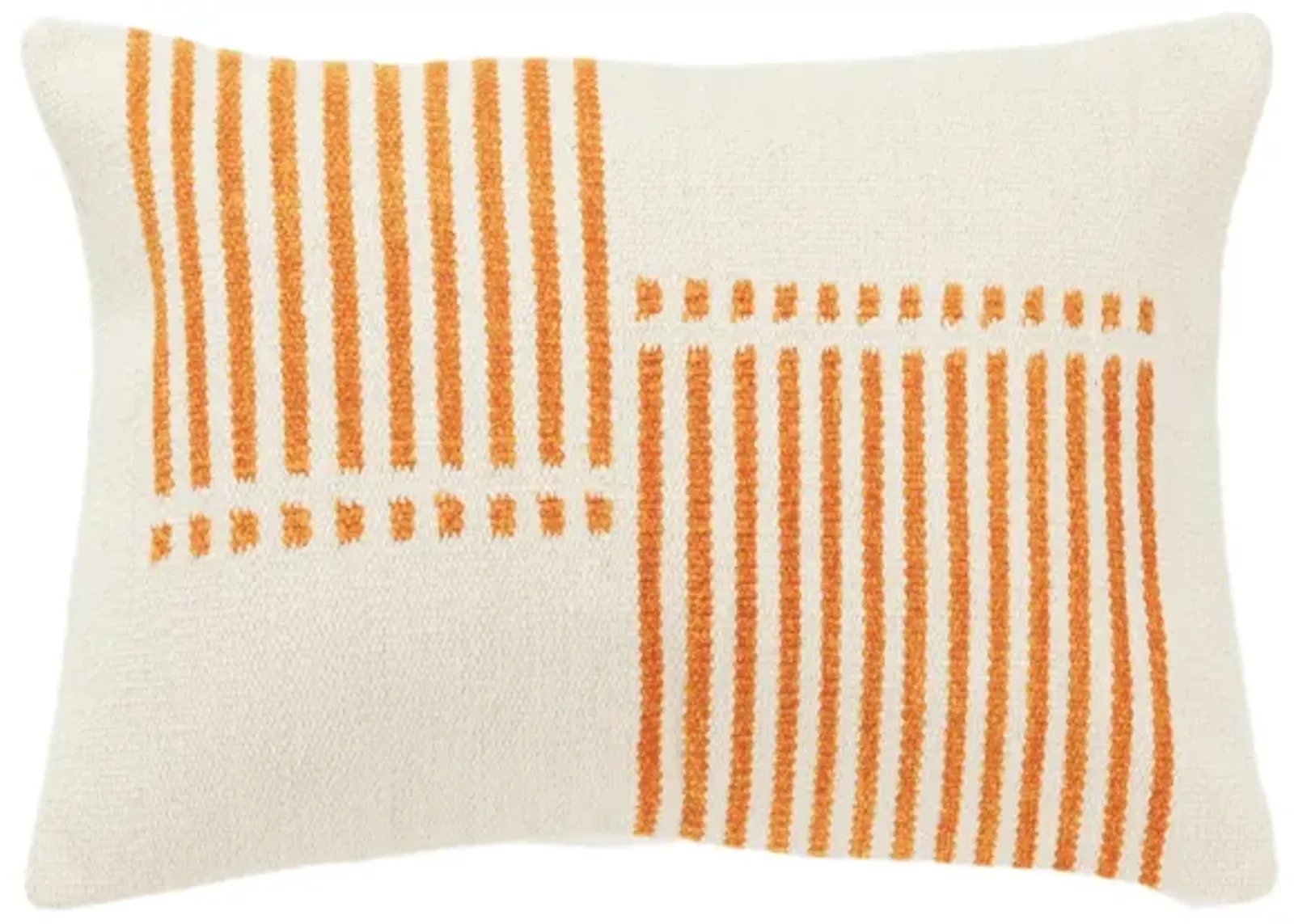 stripe orange Pillow