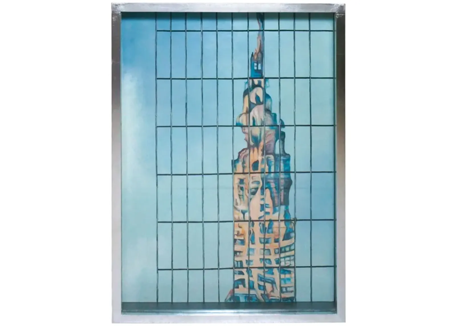 Chrysler in Glass Wall Art