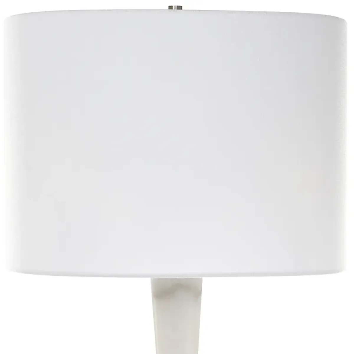 Hourglass White Table Lamp