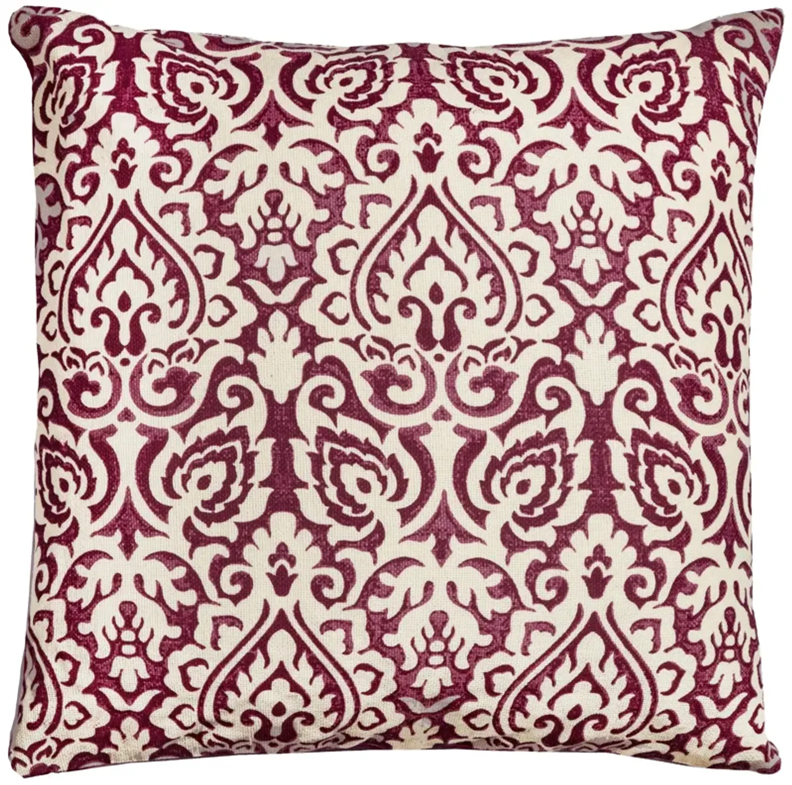 Damask Red Pillow