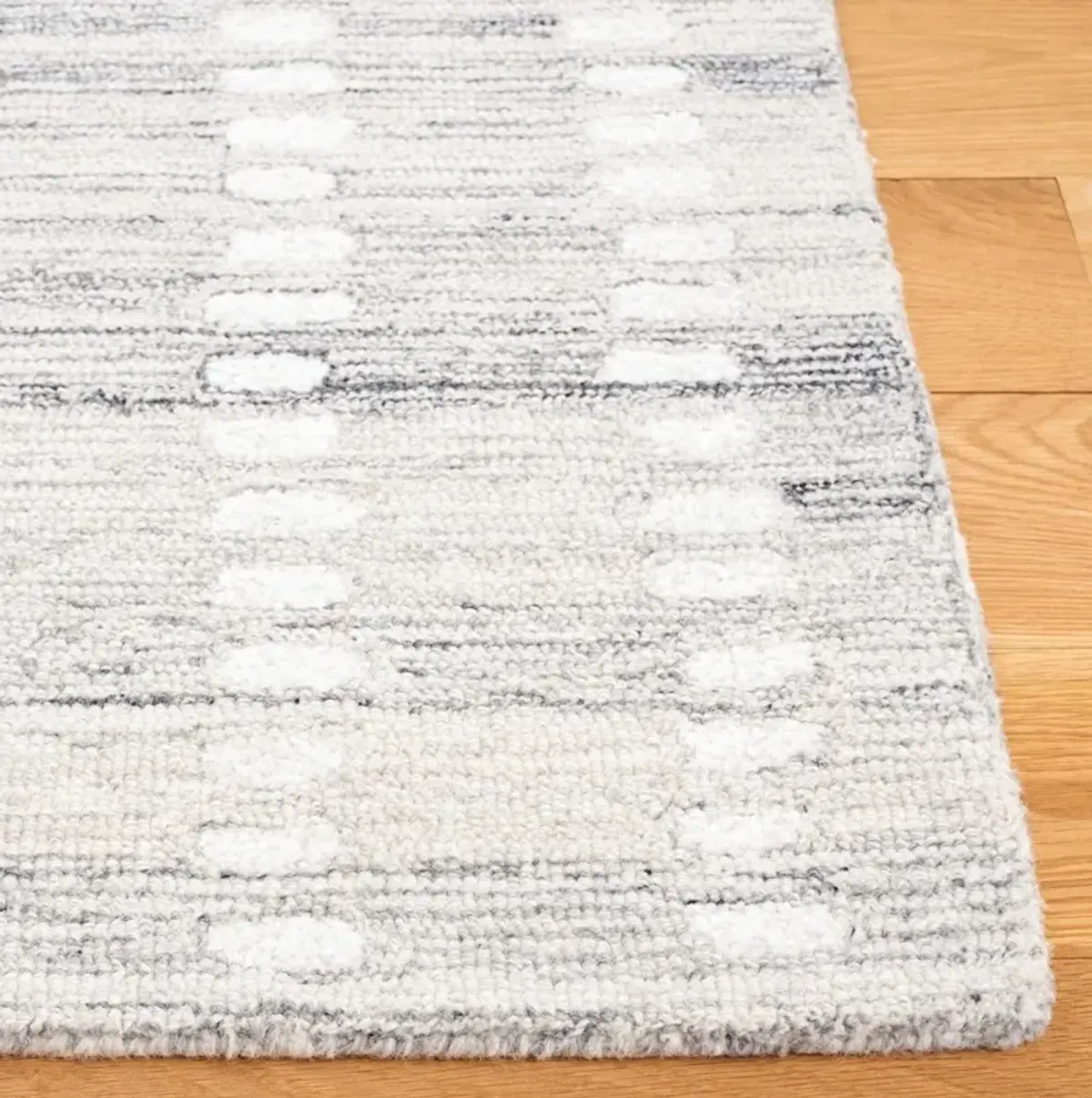 ABSTRACT 498 SILVER  6' x 6' Square Square Rug