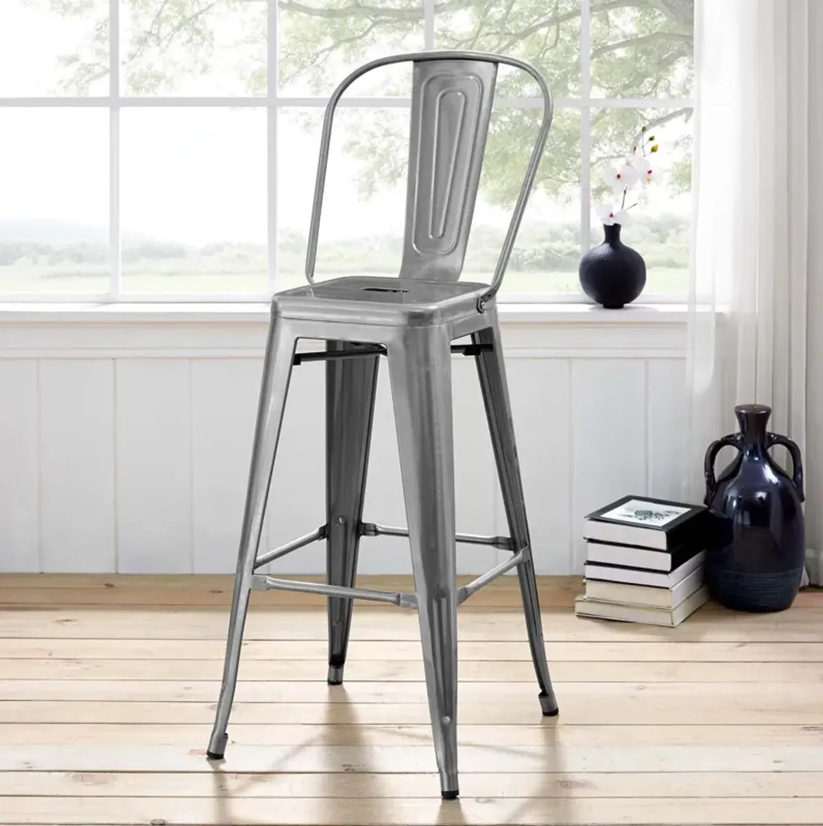 Promenade Metal Bar Side Stool