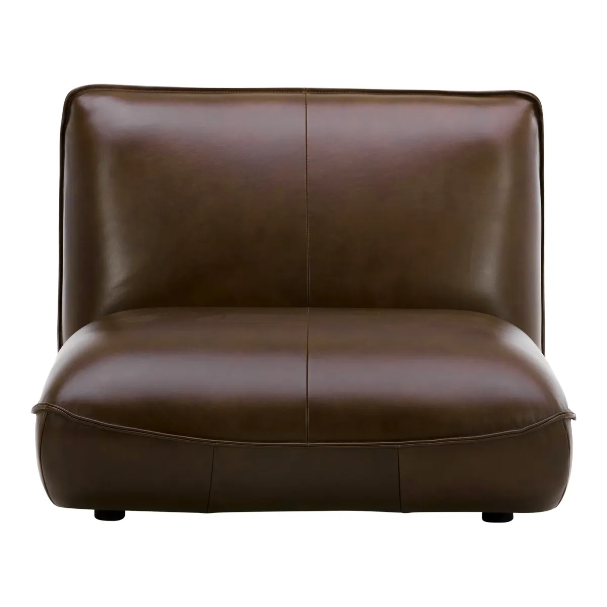 ZEPPELIN LEATHER SLIPPER CHAIR