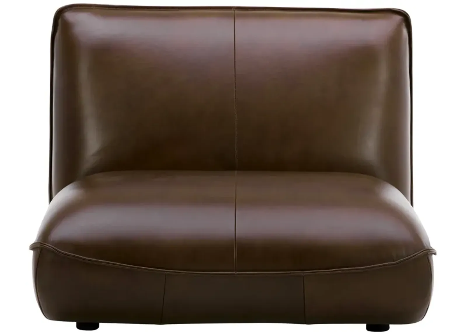 ZEPPELIN LEATHER SLIPPER CHAIR