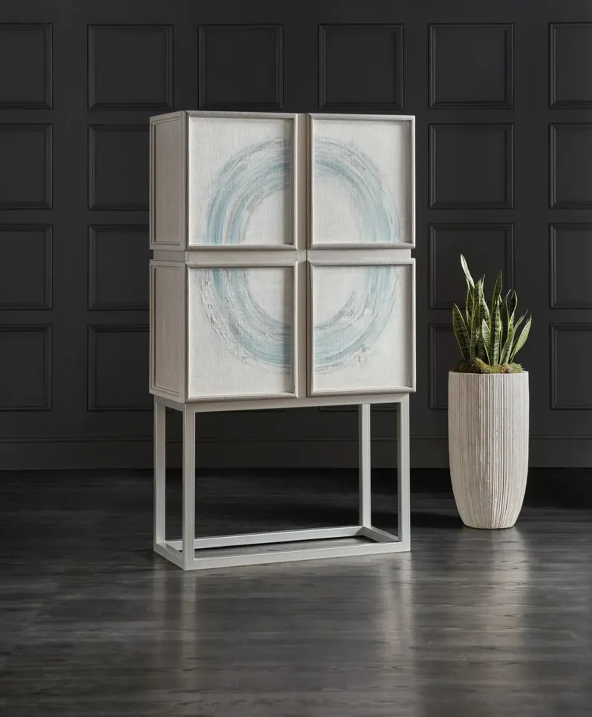 Melange Kandin Bar Cabinet