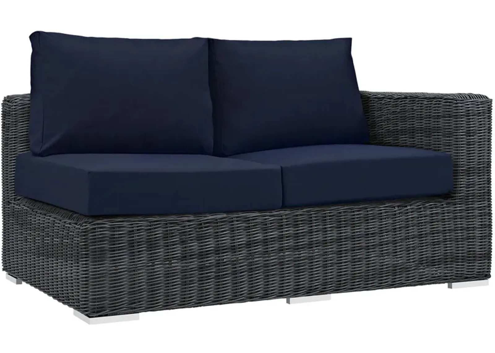 Summon Outdoor Patio Sunbrella® Right Arm Loveseat