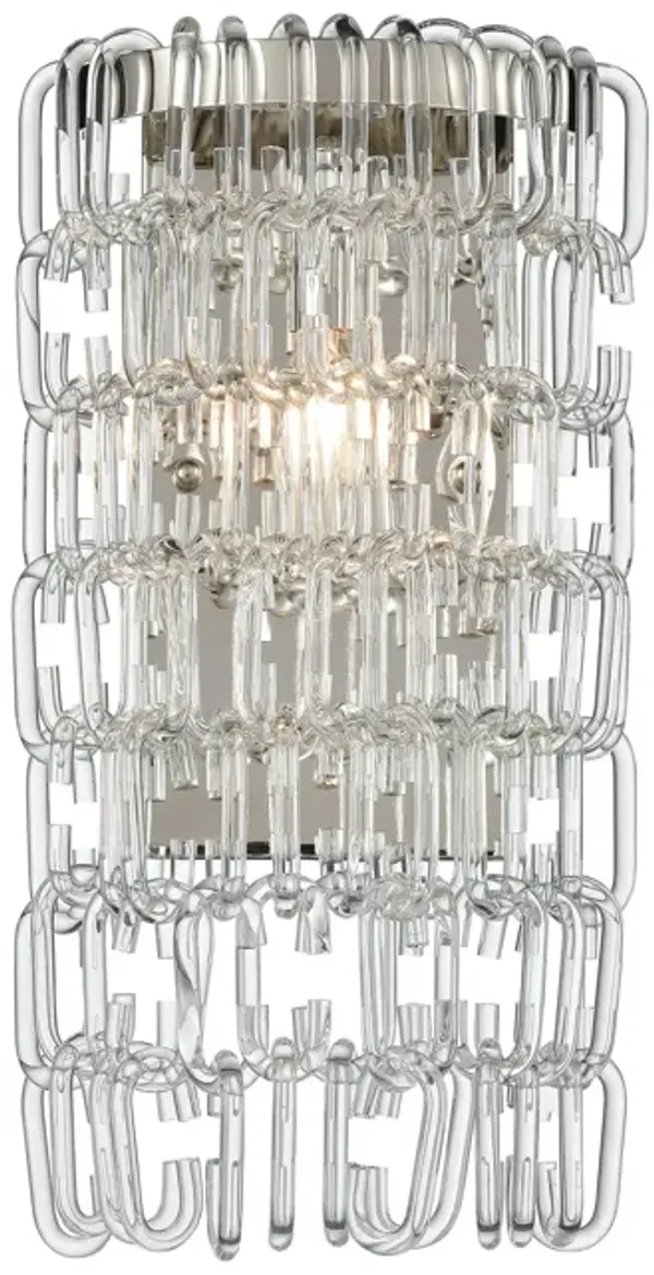 Renaissance Invention 15" High 1-Light Sconce - Polished Nickel