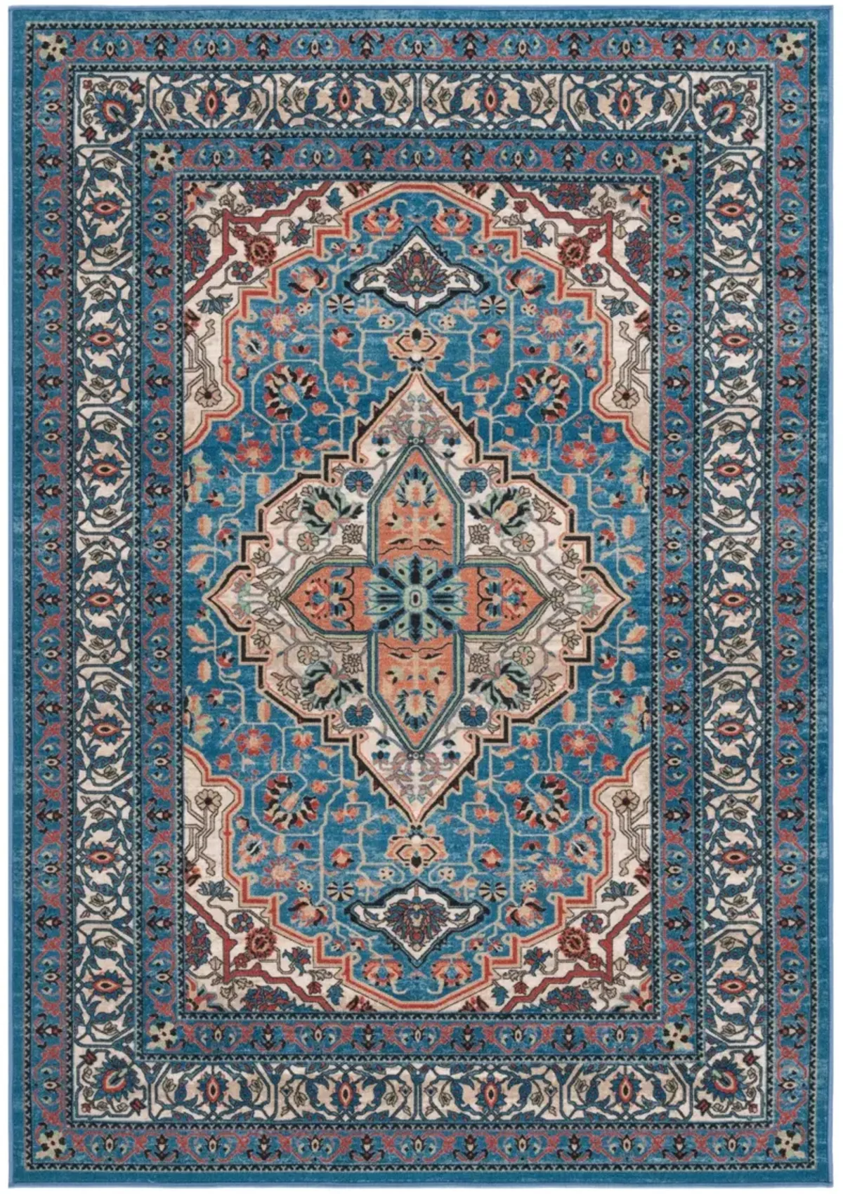 JOURNEY 105 BLUE  4'-4' x 6'-4' Small Rectangle Rug