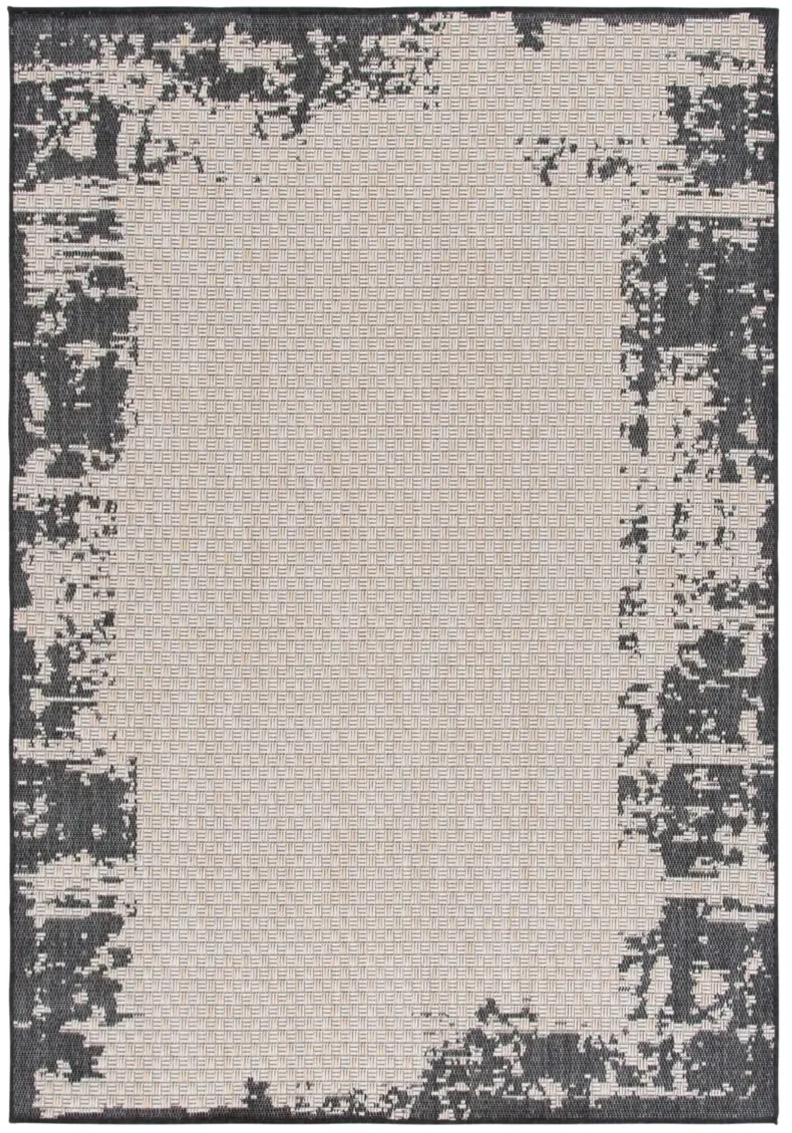 BEACH HOUSE 414 BLACK  5'-1' x 7'-6' Medium Rectangle Rug