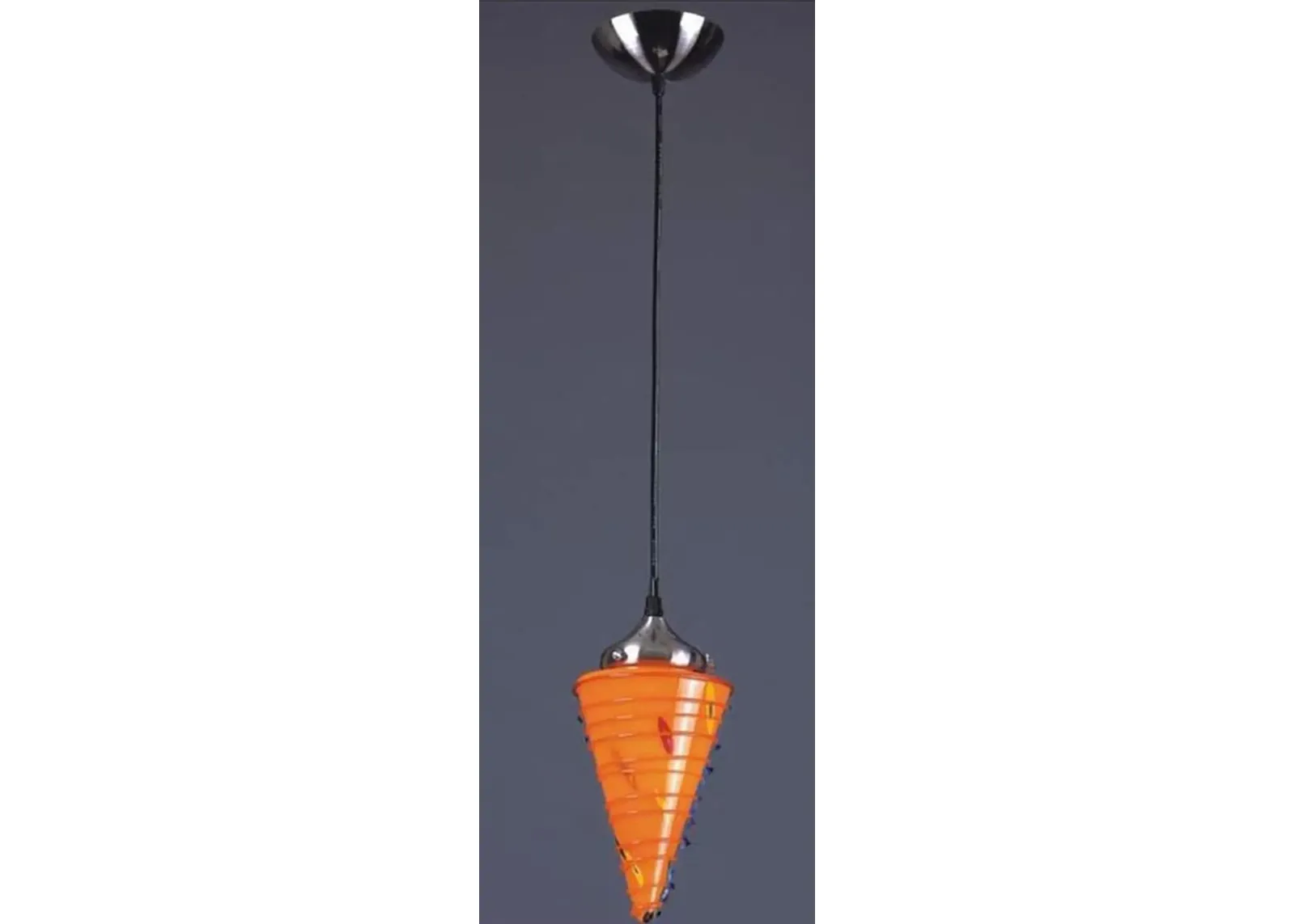 PAZZO COLLECTION         WILD ORANGE 1 LT PENDANT