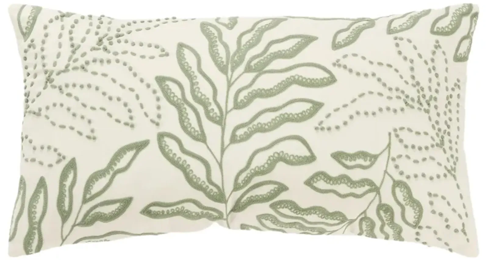 botanical  green Pillow