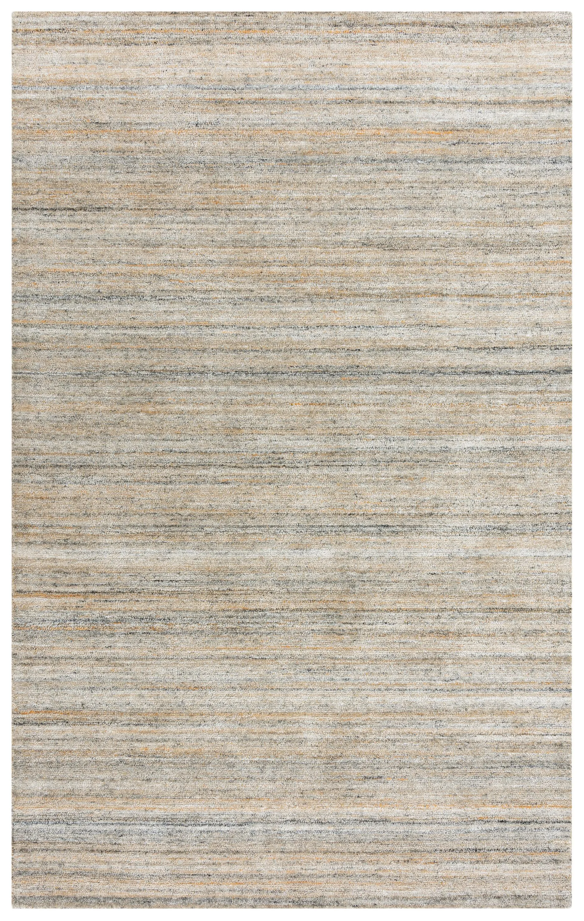 Seasand Multi Muted Stripe Recycled Polyester 5' x 7'6" Rectangle Rug